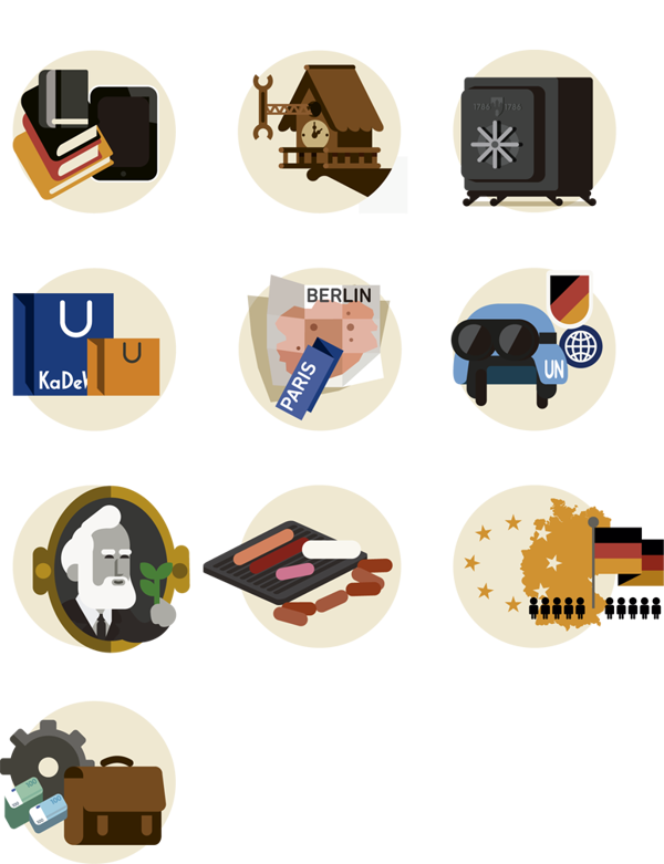 Monocle magazine - Icons of Germany by Studio Hey