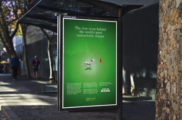 Oxfam - Campaign Design by Freja Hedvall Oxfam - Campaign Design by Freja Hedvall