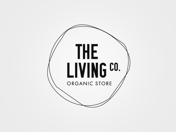 The Living Co. - Organic Store - Logo Design by Big Horror Athens