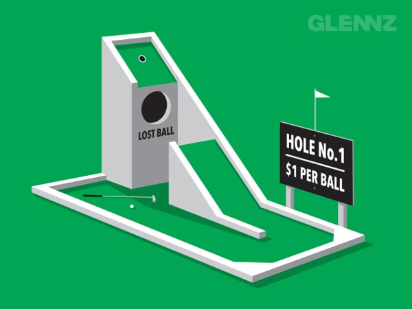 Tough Course - Illustration Concept for Glennz Tees