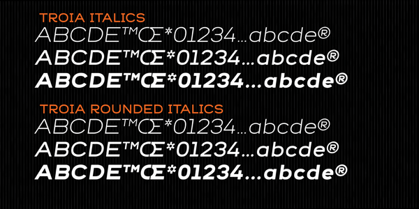 Troia Font Family by Ahmet Altun