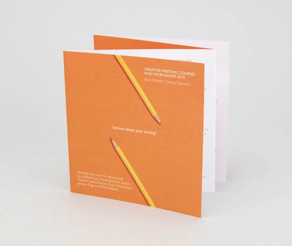 Writers' Centre Norwich - Flyer Design by The Click Design Consultants