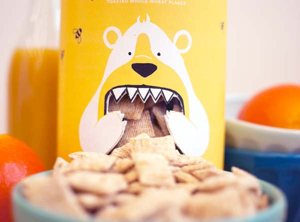 Package Design by Lacy Kuhn for Heartland line of breakfast cereals