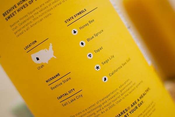 Package Design by Lacy Kuhn for Heartland line of breakfast cereals
