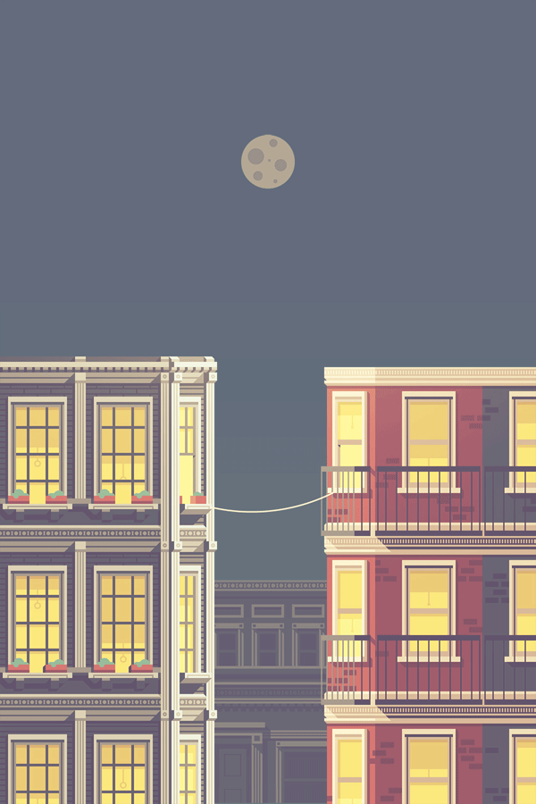 Le Telephone - A Love Story - Illustration by Justin Mezzell