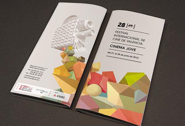 28th Cinema Jove Film Fest - Program Design by Casmic Lab