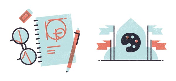 Brownbook - editorial illustrations by MUTI about arts and culture in the Middle East Brownbook - editorial illustrations by MUTI about arts and culture in the Middle East