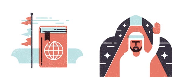 Brownbook - editorial illustrations by MUTI about arts and culture in the Middle East Brownbook - editorial illustrations by MUTI about arts and culture in the Middle East