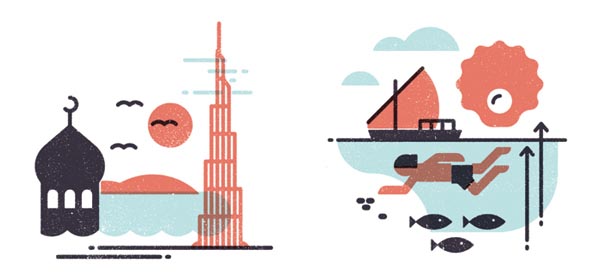 Brownbook - editorial illustrations by MUTI about arts and culture in the Middle East Brownbook - editorial illustrations by MUTI about arts and culture in the Middle East