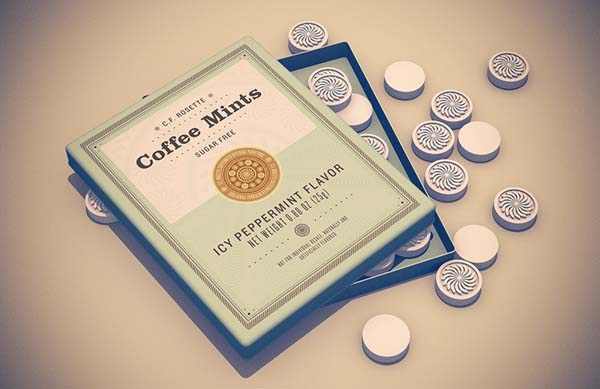 Coffee Mints Packaging Design by Alex Varanese Coffee Mints Packaging Design by Alex Varanese