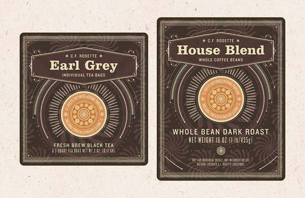 Earl Grey and Coffee House Blend - Design by Alex Varanese Earl Grey and Coffee House Blend - Design by Alex Varanese
