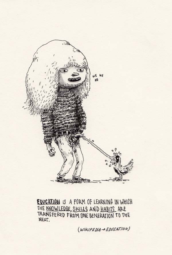 Education - Drawing by Ghosttthead
