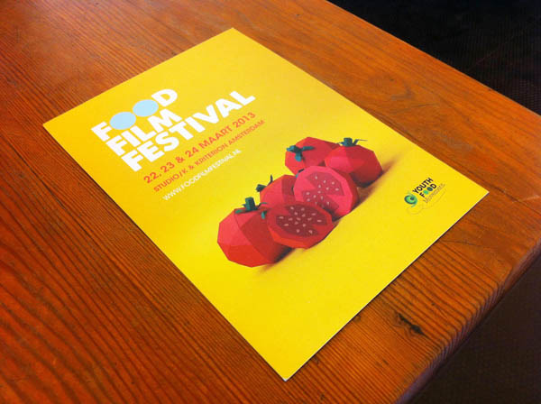 Food Film Festival Poster Paper Artwork by Alexis Facca Food Film Festival Poster Paper Artwork by Alexis Facca