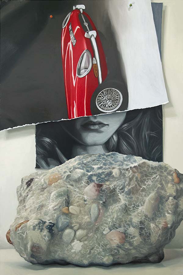 Forgetting Place - oil on panel painting by Jeremy Olson