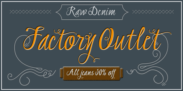 Graduate Calligraphic Display Font by Fontforecast