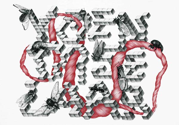 Homage to the work of Koen Taselaar - Illustration and Design by Milou Maass