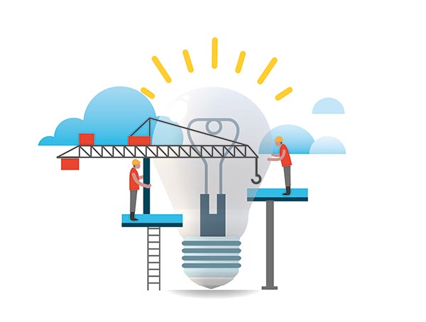 IBM ad illustration by Jing Zhang