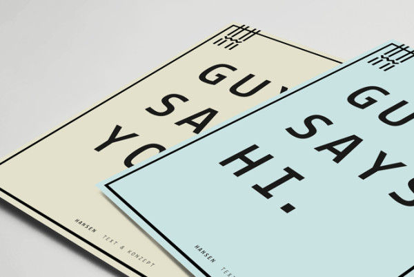 Identity Design by Woodlake Design Studio for Hansen Text & Concept