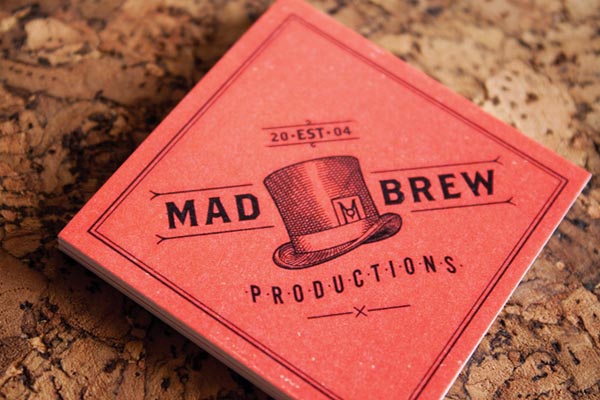 Mad Brew Business Card Design by Adam Hill