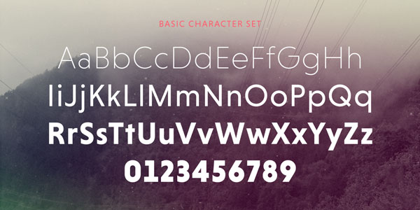 Niveau Grotesk - Basic Character Set