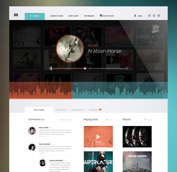 Online Radio Site by Cosmin Daniel Capitanu