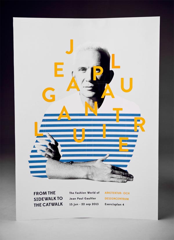 Poster Design by Amanda Berglund for a Jean Paul Gaultier Exhibition Poster Design by Amanda Berglund for a Jean Paul Gaultier Exhibition