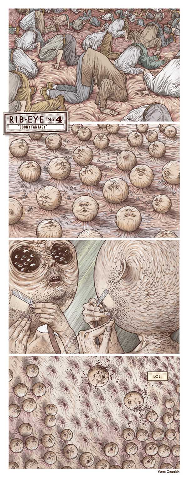 RIB EYE # 4 Illustrations by Yurex Omazkin