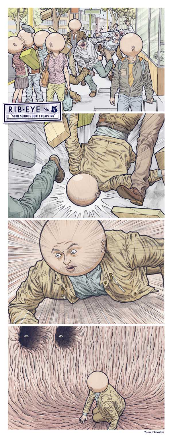 RIB EYE # 5 Illustrations by Yurex Omazkin