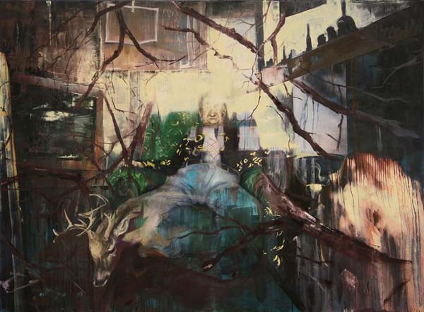 Remnant, acrylic and oil on canvas by Lorella Paleni Remnant, acrylic and oil on canvas by Lorella Paleni