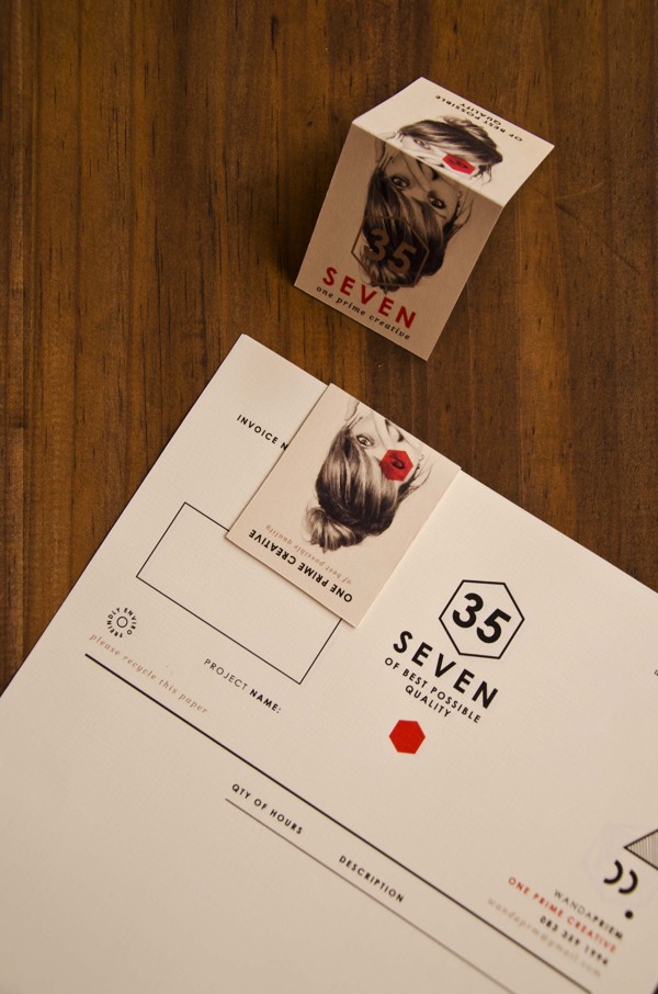 Self Promotion by Graphic Design Student Wanda Priem