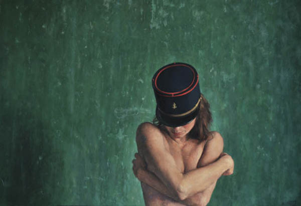 Skull and Crossbones - Painting by Alex Russell Flint