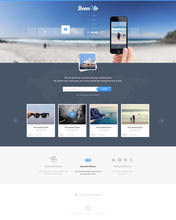 Travelling Website Design by Cosmin Daniel Capitanu