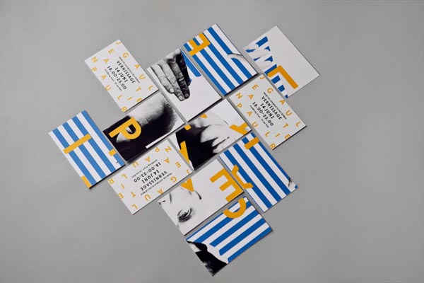 Vernissage Cards by Amanda Berglund for a Jean Paul Gaultier Exhibition Vernissage Cards by Amanda Berglund for a Jean Paul Gaultier Exhibition