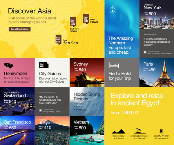 The Future of Airline Websites - Web Design and User Experience Case Study by Fi - Scroll Down Destinations The Future of Airline Websites - Web Design and User Experience Case Study by Fi - Scroll Down Destinations