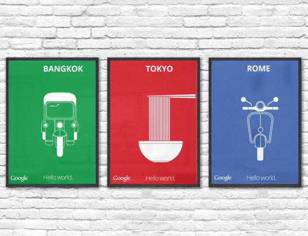 Google Maps - Hello World Posters
