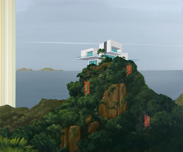 Athos - Painting by Dean Monogenis