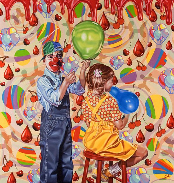 Birthday Girl - Painting by Celeste Rapone