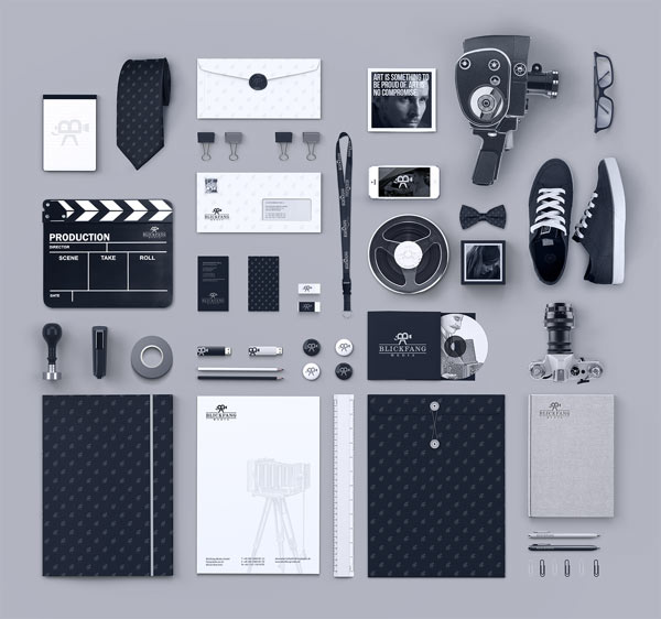 Blickfang Media - Corporate Identity by Ramin Nasibov