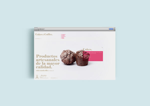 Cakes & Coffee Web Design by Empatía ® Studio