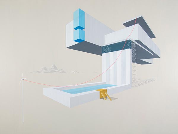 Icy Diamond - Painting by Dean Monogenis