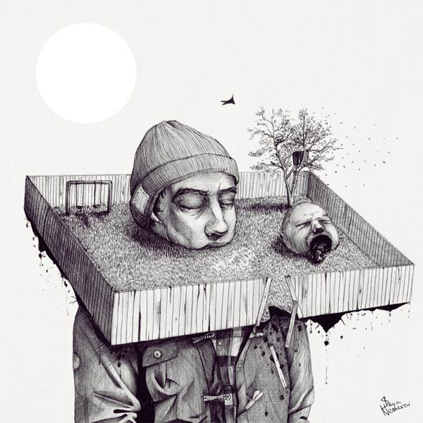 Kid, please, draw me a house! - Illustration by Slava Triptih
