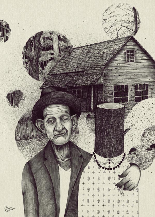 Love - Illustration by Slava Triptih