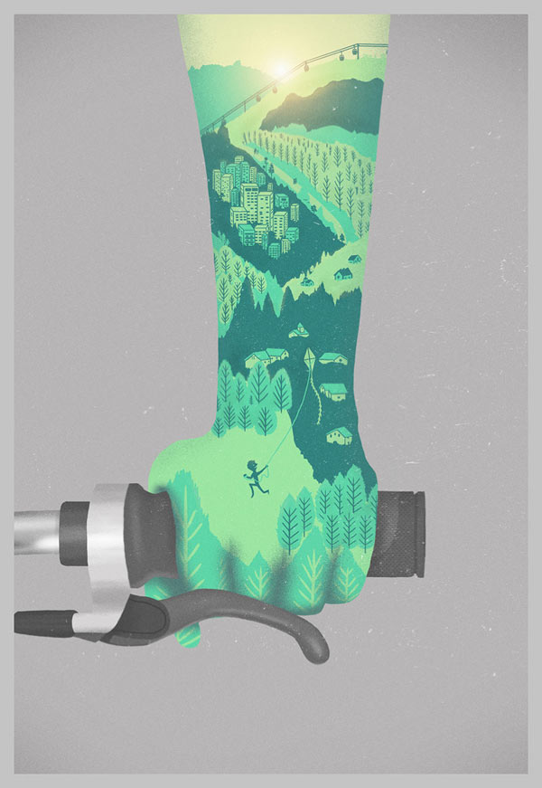 Projection - Illustration by Jhon David Avendaño