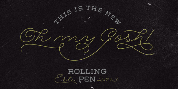 Rolling Pen Script Font by Sudtipos
