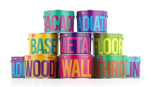 Waldo Trommler Paints - Packaging by Reynolds and Reyner