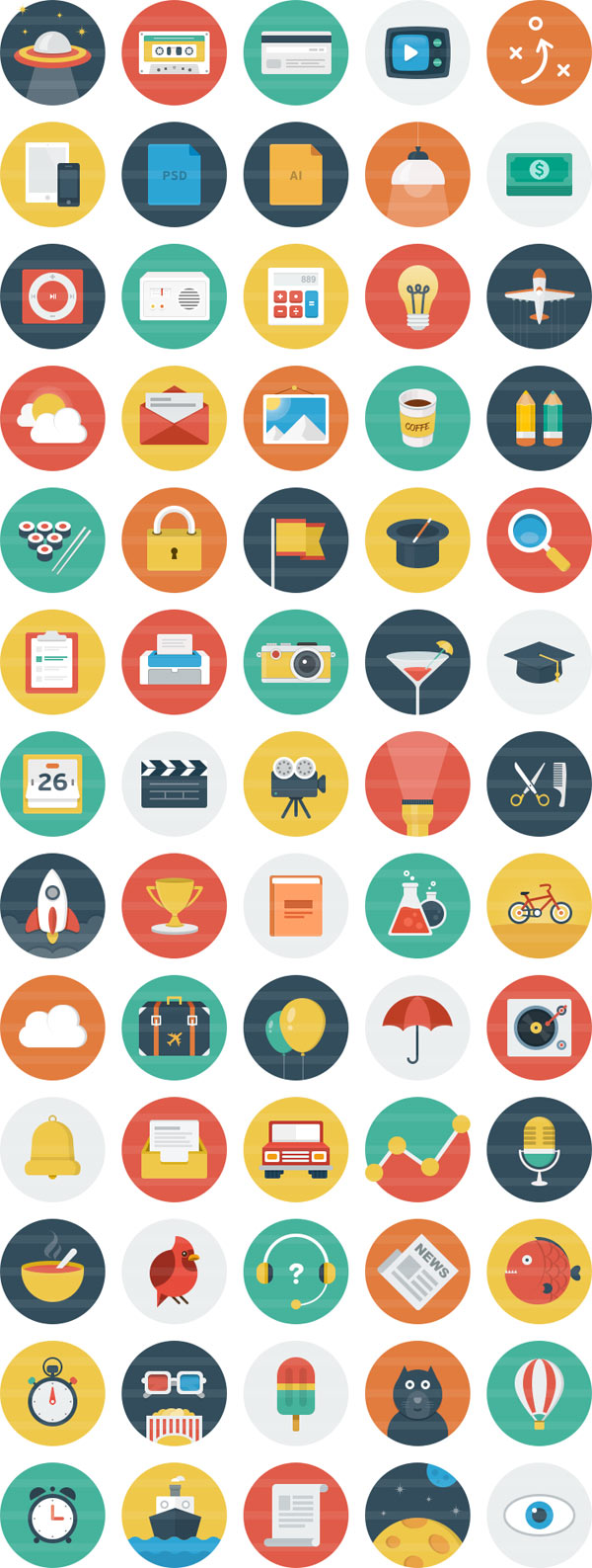 all icons of the Ballicon set