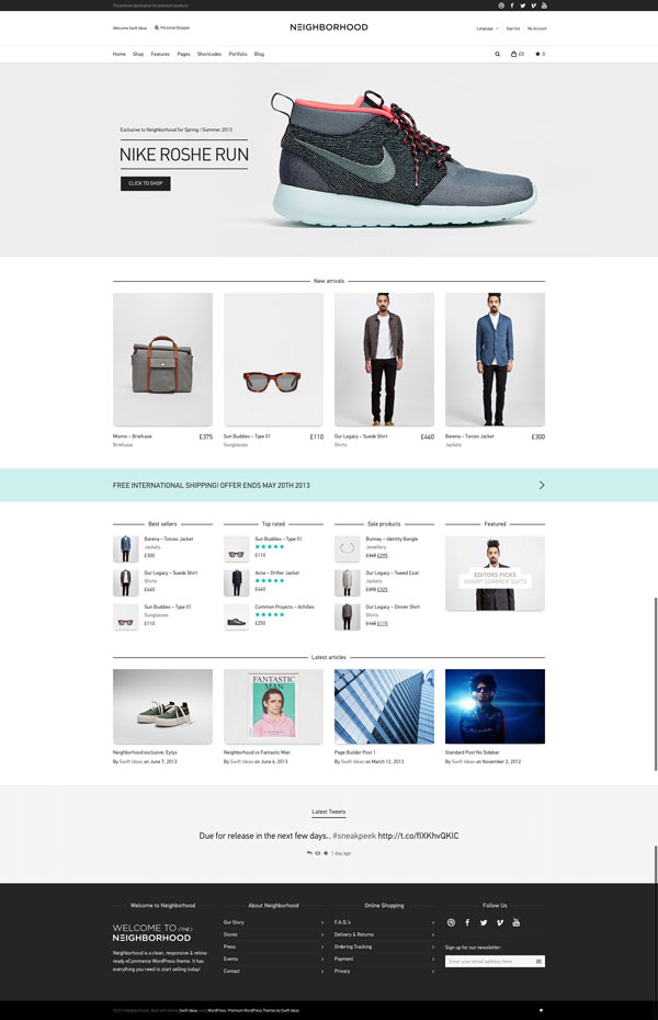 Neighborhood - Responsive Multi-Purpose Shop Theme by SwiftIdeas
