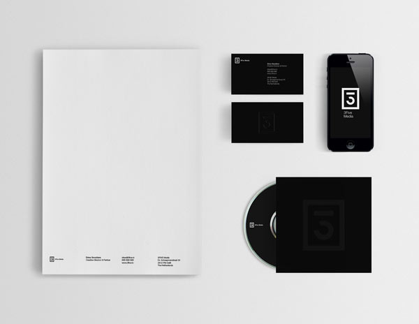 3Five Media Corporate Identity by Wiktor Malinowski