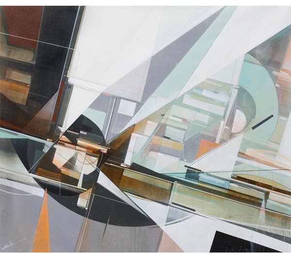 Beneath a structural evolution - Artwork by Augustine Kofie