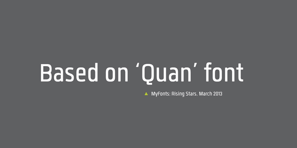 Quan Slim Typeface